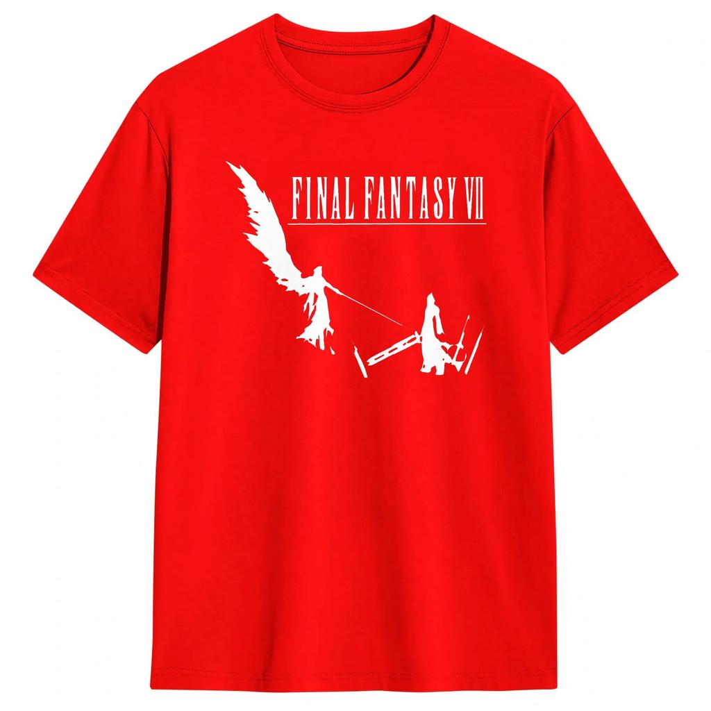 Casual TShirt Summer FF VII Cloud Sephiroth Fashion T Shirts Cotton Tshirt for Unisex Y2K Fun Printed Short Sleeve Top Tees