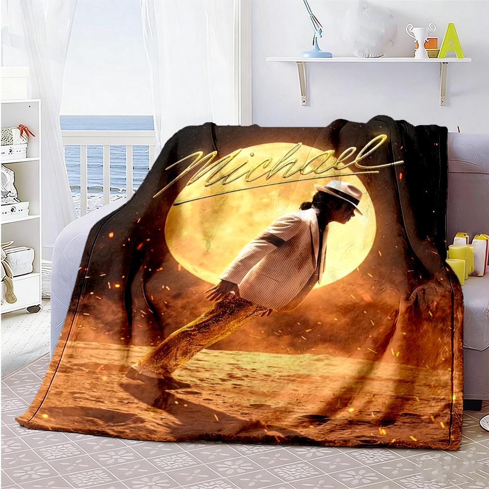 Michael Jackson Blanket Ultrasoft Great For Office Seaside Bedding Four Seasons Universal Modern Best Holiday Gift For Friends Family