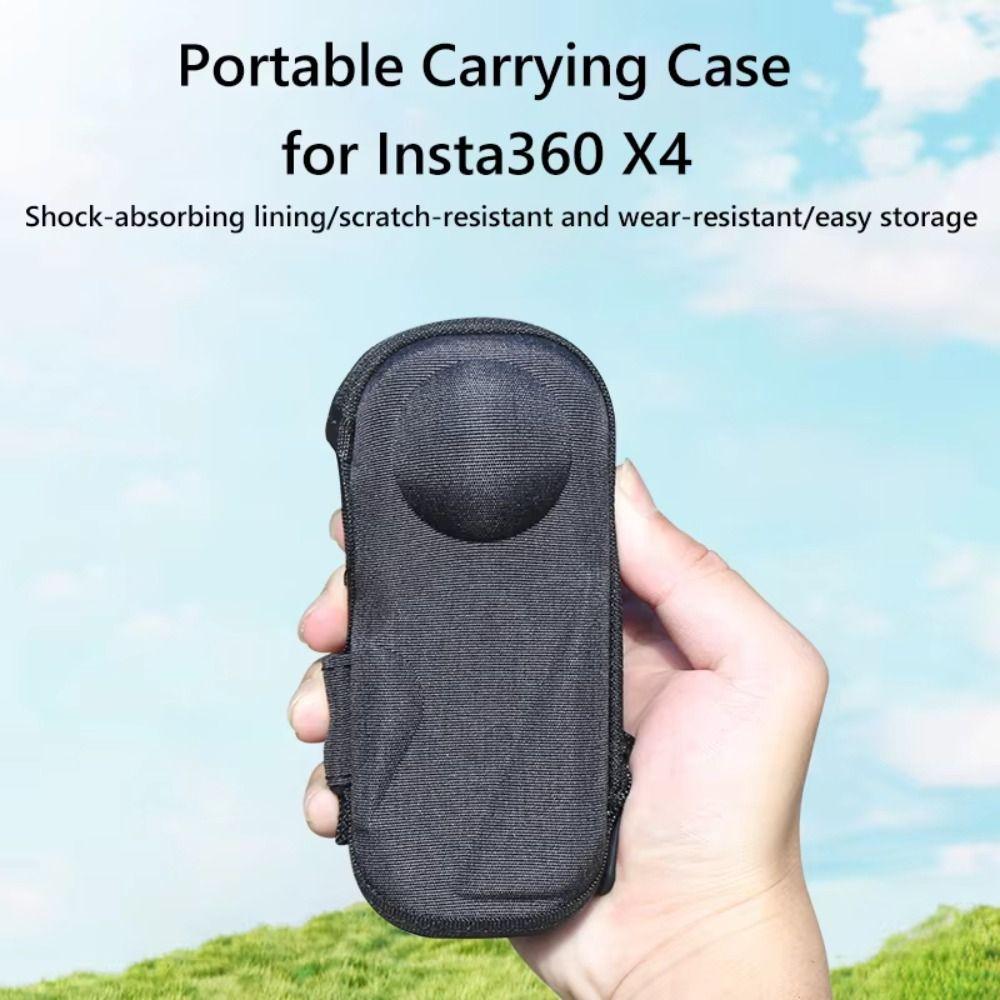 Portable EVA Storage Bag Shockproof Hard Shell Protective Box Anti-drop Carrying Case for Insta360 X5/X4 Camera Accessories
