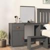 Day and Night - Day and Night Solid Gray Pine Wood Dressing Table 95x50x134 Cm
