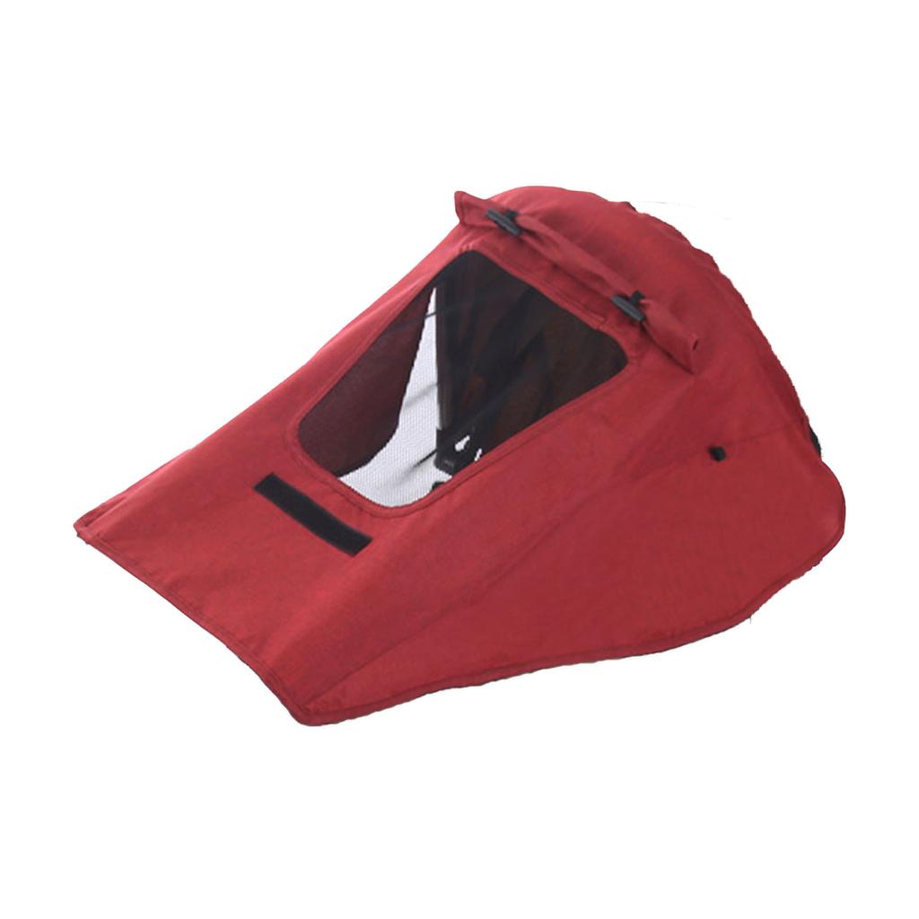 Baby Stroller Awning Universal Sunscreen Canopy Pushchairs Sun Shade UV Protection Rainproof Accessories Wine Red