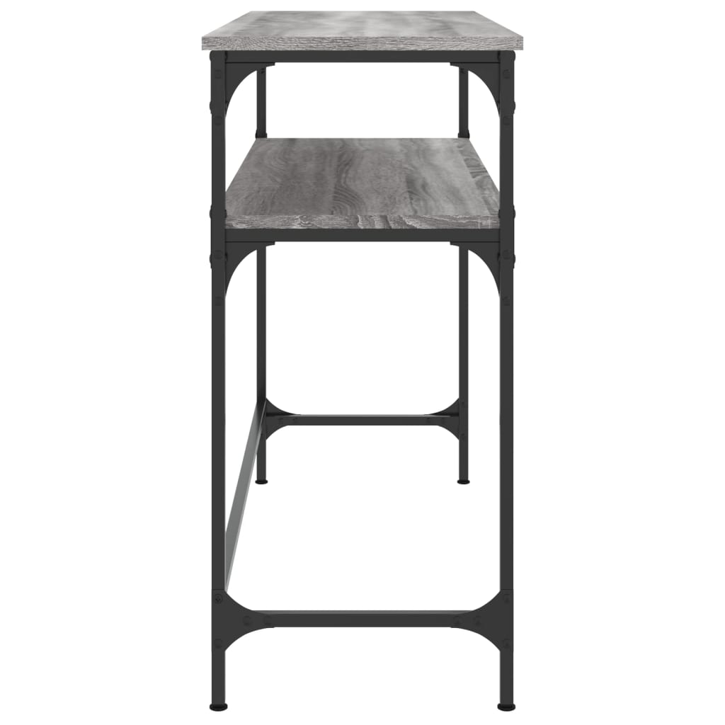 Console Table Grey Sonoma 100x35.5x75 cm Particleboard