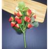 Sztuczna łodyga truskawki Plastikowy owoc Ekspozycja DIY Materiały rzemieślnicze Na wydarzenie festiwalowe Sezonowe dekoracje do domu biura