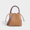 Fashion Woven Handle Commuter Bucket Bags For Women Pu Leather Shoulder Crossbody Bags Casual Tote Female Purse And Handbags Sac