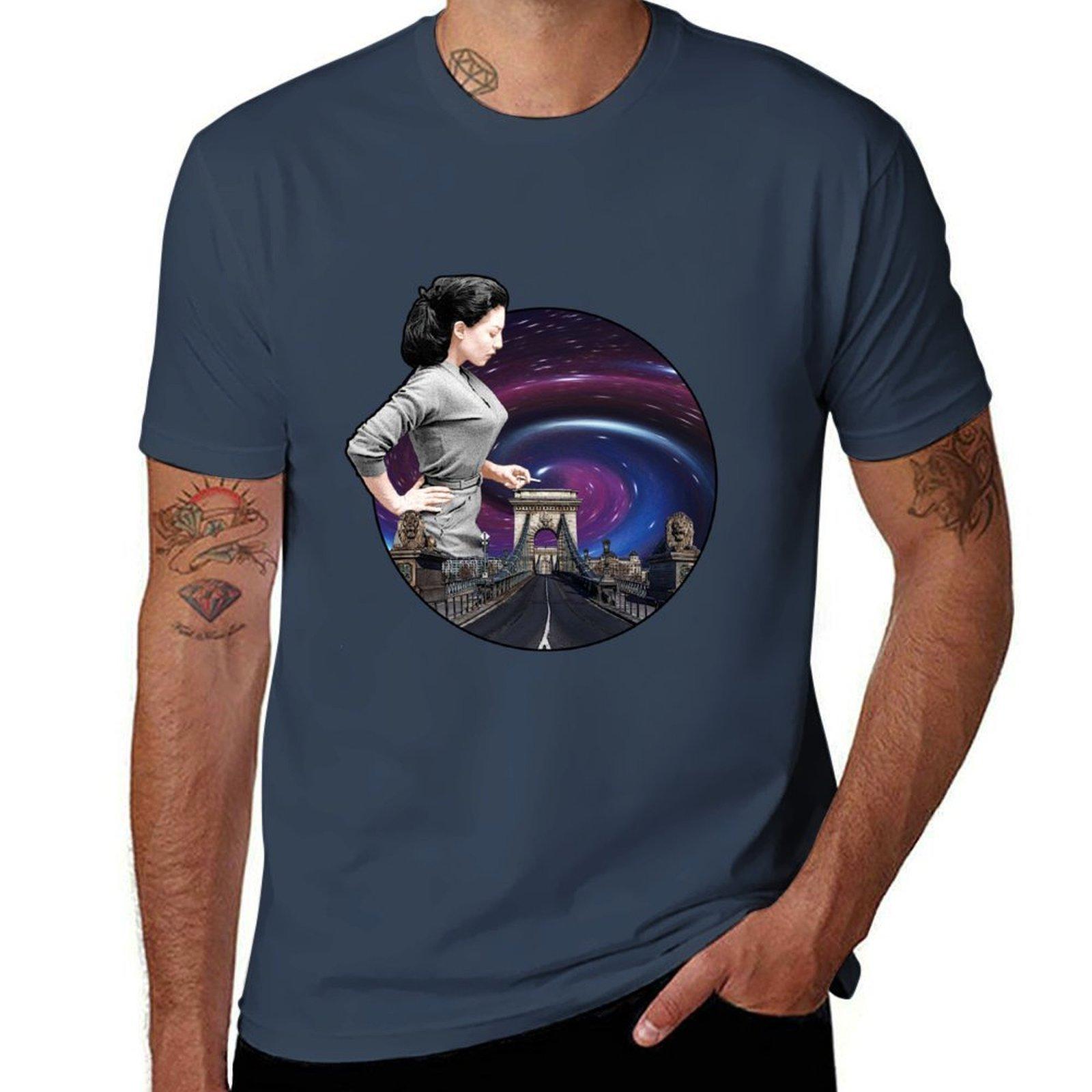 Contemplation Of An Empty Street Tshirt Outdoor Sports Short Sleeve Top S