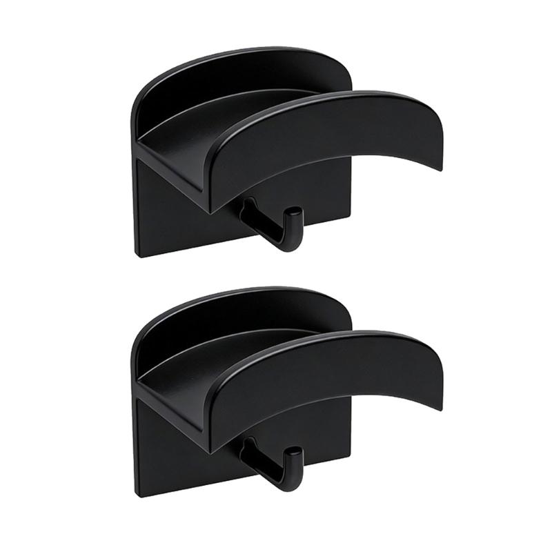 

2Pcs Gaming Headphone Stand Hanger Compatibility with Gaming Music Headphones for Easy Storage and Organization чорний
