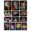 DIY Cartoon Magical Transfer Painting Crafts for Kids Arts and Crafts Toys Children Creative Educational Learning Drawing Toys