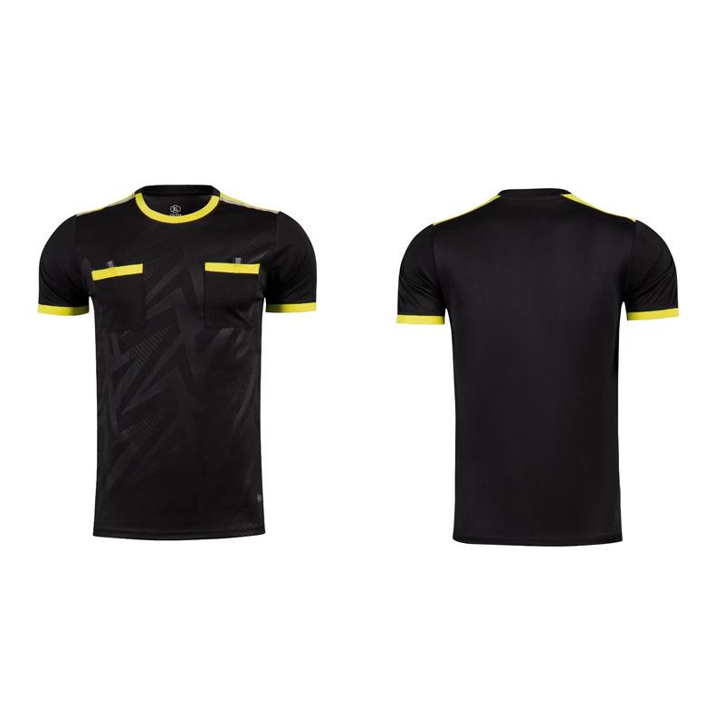 Fußballschiedsrichter Kurzarm-Uniformset für Spiel & Training mit Aufdruck