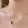 TATIANA (925 Silver) Black Kitty Necklace NZ2184