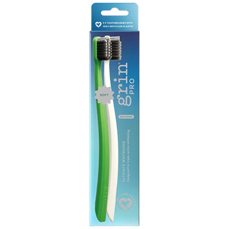 Grin Adult Soft Bristle Whitening Toothbrush