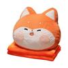 Adorable Rabbit 3-in-1 Air Conditioning Blanket, Throw Pillow, and Nap Pillow for Stomach Sleeping