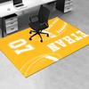 Büroteppich Fußball-Thema Design mit "Teamname", "Ethan" und "07" für Sofateppich, Stuhl