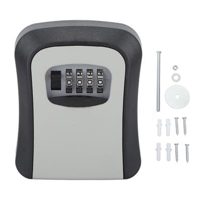Schlüsselschlosskasten ABS und Legierung Wasserdicht 5 Schlüssel Kapazität Schlüssel Safe Lock Box mit Schiebeschutz für