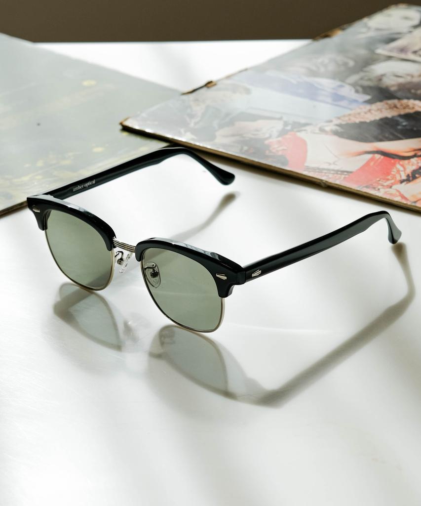 Aembeoobtikeol Hank Custom Tinted Browline Sunglasses