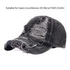 Zerrissener Hut Lange Krempe Distressed Hut Atmungsaktive Baseballkappe Damen Frühling Street Snap Hut Sonnenschutz Camping Wanderhut