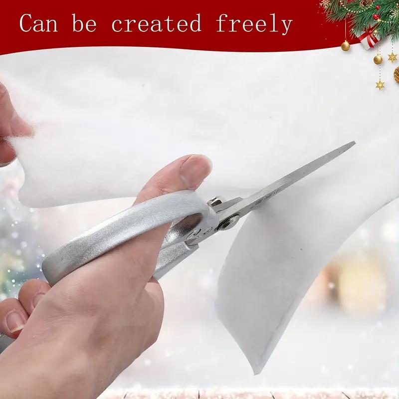 Christmas Simulation Snow Blanket Thickened Snow Cotton Artificial Snowflake For Indoor Outdoor Snow Scene Holiday Party Decor
