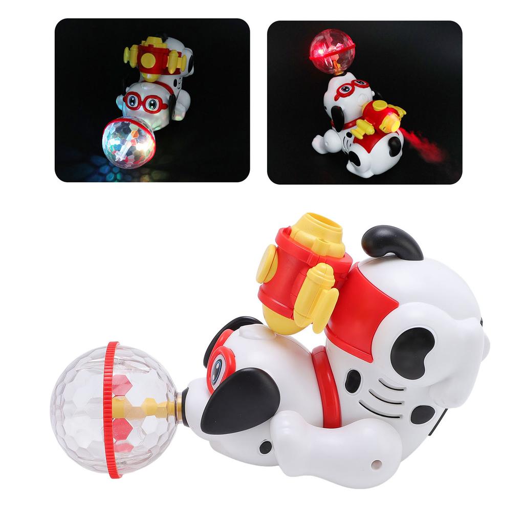 Elektrická hračka pro psy pro batolata Kaskadérská rotující funkce stříkání Interaktivní hračka pro štěně pro batole pro chlapce G