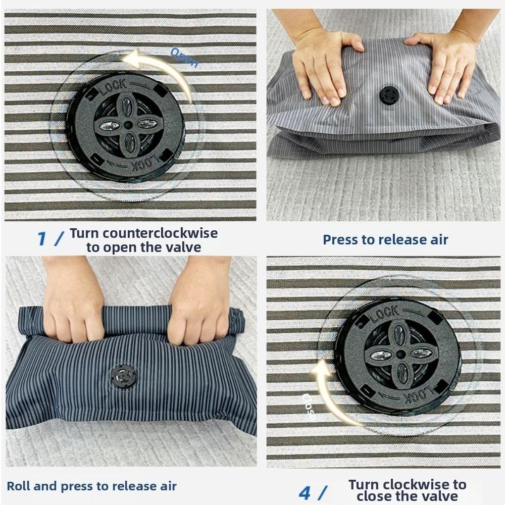 Hand Roll Vacuum Compression Bag Waterproof Luggage Vacuum Storage Bag Backpack