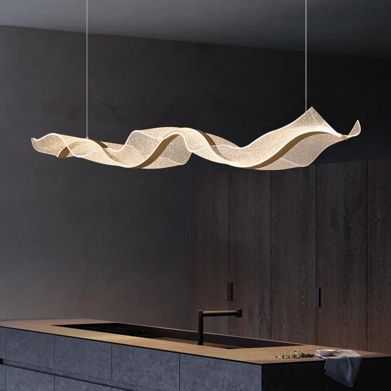 Nordic Starry Sky Wave Chandelier - Modern Designer Lighting for Restaurants, Hotels, Bars, and Tea Rooms