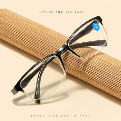 Reading Glasses Men Sqaure Anti Blue Light Presbyopia Glasses Women Hyperopia Computer Glasses Read+1.0 +1.5 +2.0