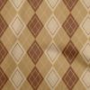 oneOone Cotton Flex Dark Rose Brown Fabric Argyle Quilting Supplies Print Sewing Fabric By The Yard 40 Inch