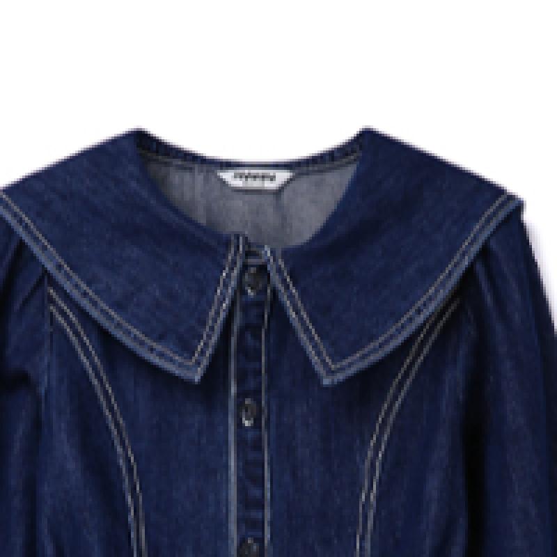 [renoma Kids] Rochie din denim cusut pentru fete R2412o618 36 