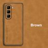 For Infinix Hot 50 Pro Plus 4G Case Luxury PU Leather Phone Case For Infinix Hot 50 5G Back Cover Matte Silicone Full Protection