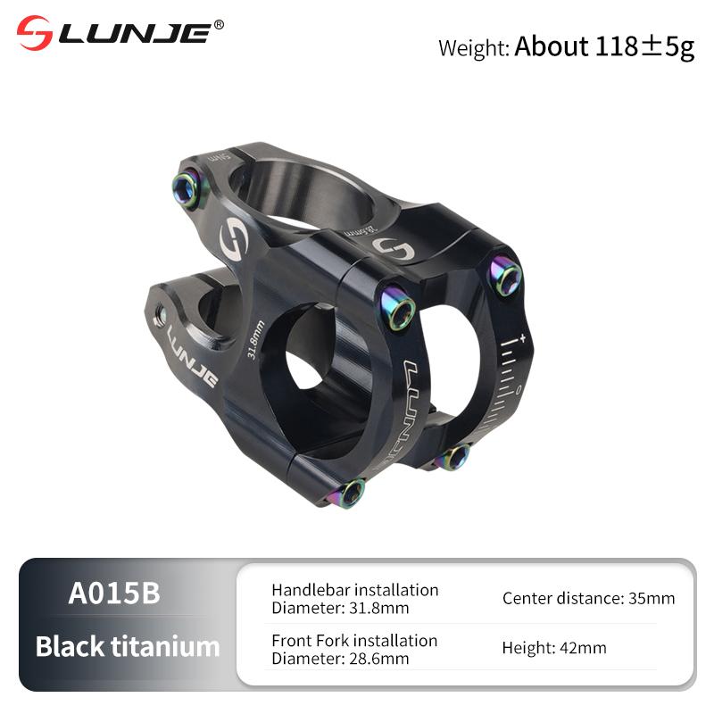 Attacco Manubrio CNC per Mountain Bike 31.8mm MTB Bici da Strada Corto Potenza Lega di Alluminio Alta Resistenza Riser per Salita