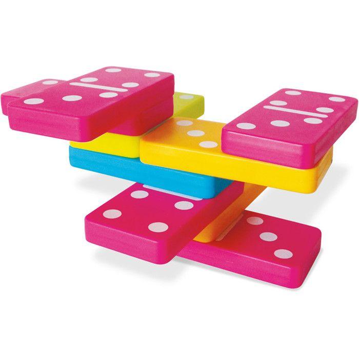 Jeu de société - WDK - Dominos Magnétique - Coloré - 28 pièces - À partir de 4 ans