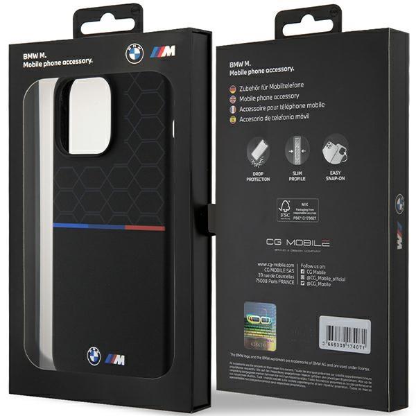 Bmw Bmhmp15X22Smpk Iphone 15 Pro Max6.7 Czarny/Black Hardcase M Silicone Pattern Magsafe