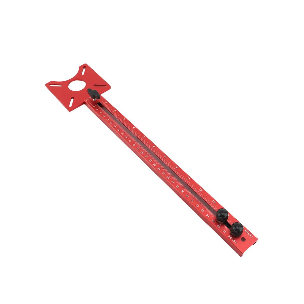 Router Milling Groove Bracket Quick Positioning Detachable Aluminum Alloy Router Circle Cutting Jig for Woodworking