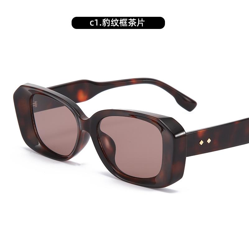 Sunglasses Irregular Imitation Plate Frame Sunglasses Women'S Sunshade Sunglasses