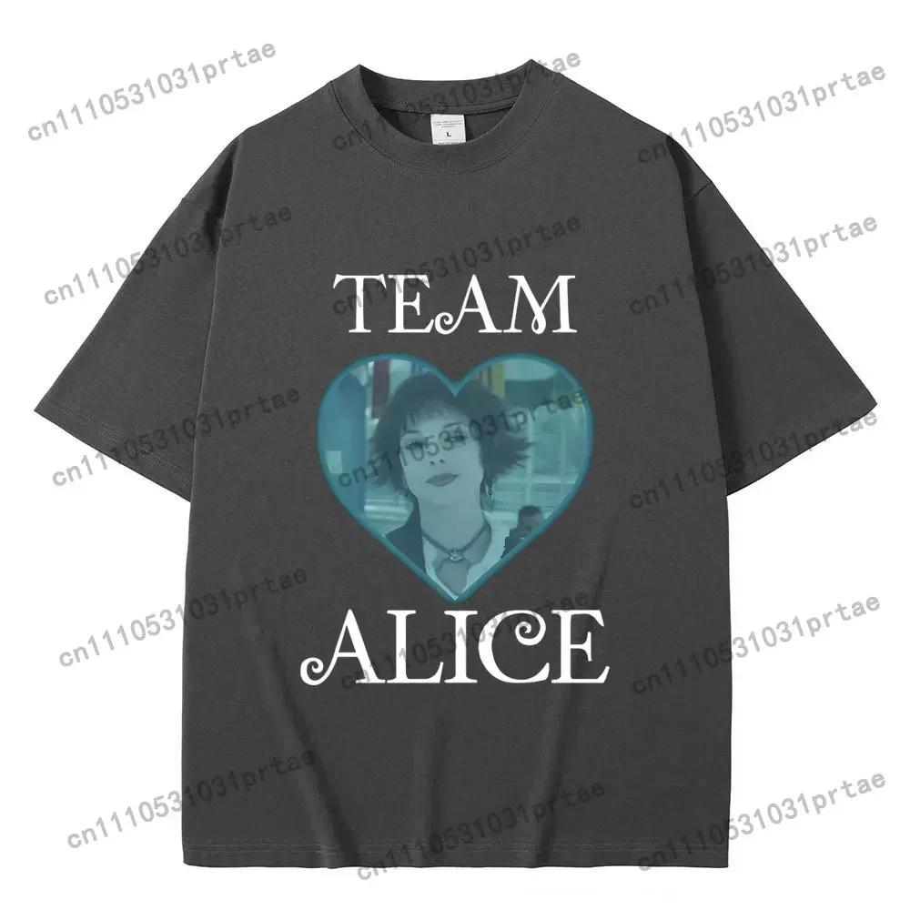 Movie Twilight Team Alice Cullen Graphic T Shirts Robert Pattinson Funny Meme Tshirt Unisex Wounisex Fashion Vintage Oversized Tshirt