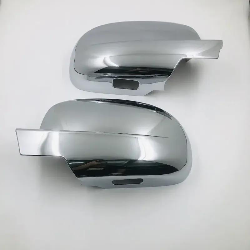 For Chevrolet Silverado 1500 2500 3500 GMC Sierra Car Sticker Rearview Side Mirror Cover Wing Cap Exterior Door Case Trim Carbon
