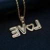 Pendant New Hip Hop English Love Letter Trendy Men and Women Couple Necklace