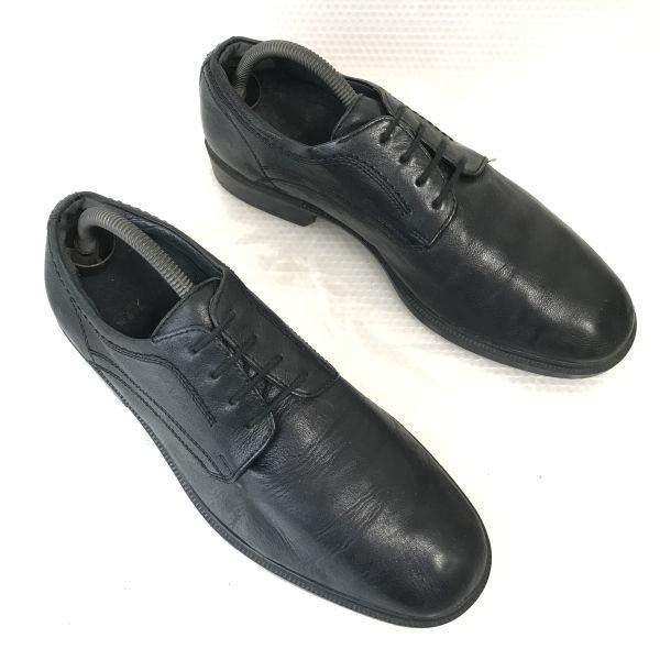 Germany Heritage/sioux/Leather Plain Toe Shoes/8/26.5/Black/Business Dress(USED)