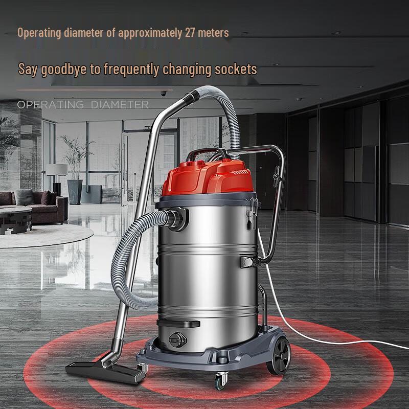 OIMG 70L Industrial Wet/Dry Vacuum Cleaner with Dual Motor