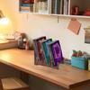 Record Storage Record Storage Rack Wooden 3-Layer Desktop Album Recipe Shelf Photo Organizer Holder For Bookstore Bookshelf