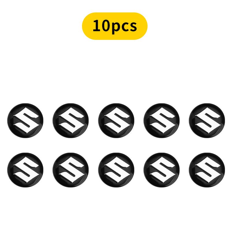 Car Styling Aluminium Metal Car Styling Remote Key Stickers For Suzuki Celerio