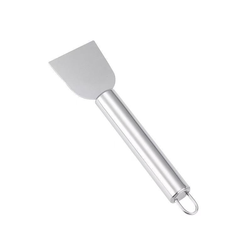Multipurpose Stainless Steel Cleaning Scraper Rust Proof Blade Hanging Loop for Kitchen Baking Grill Window Cleaning