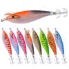 11CM/13G Luminous Fishing Lure Sharp Squid Hook Glow In The Dark Realistic Colorful