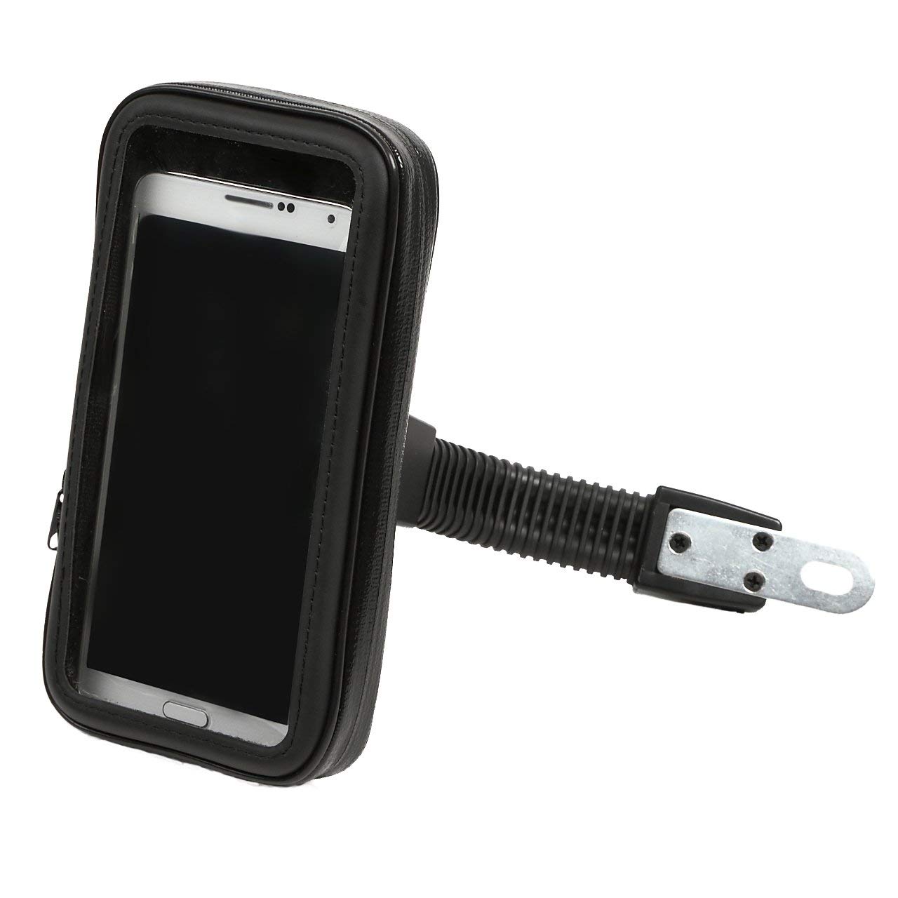 

MotoOver MO-SMA-CASE-L Waterproof Motorcycle Mirror Smartphone Holder for Motorcycles Smartphone Mount Fixed Mount Stay, Touch Panel Compatible L size