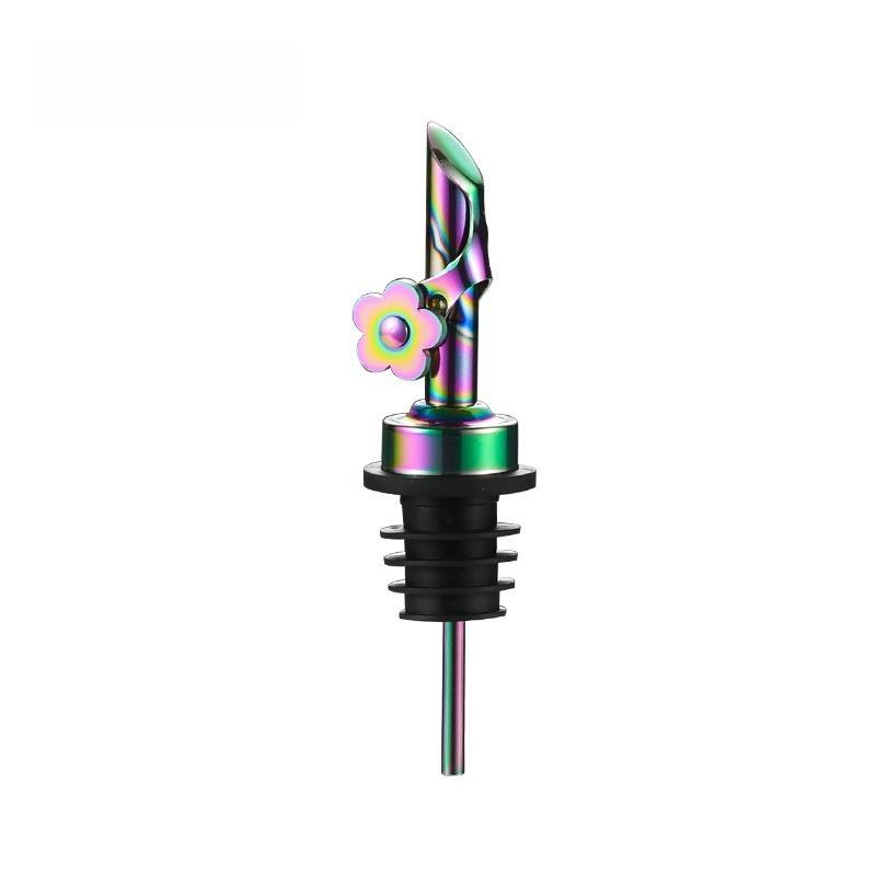 304 Stainless Steel Oil Stopper Wine Pour Nozzle Weighted Automatic Opening Leakproof Vinegar Bottle Stoppers Kitchen Bar Tools