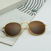 Fashion 3447 Glass Sunglasses Jelly Sunglasses Round Colorful Sunglasses Hipster Personality