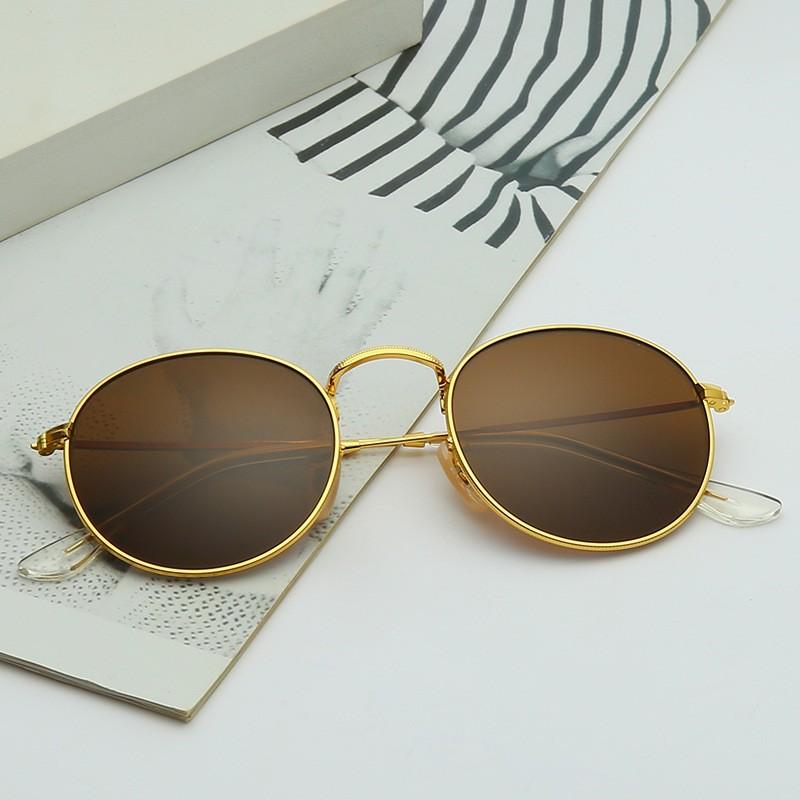 

Fashion 3447 Glass Sunglasses Jelly Sunglasses Round Colorful Sunglasses Hipster Personality