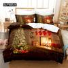 Christmas Decorations Bedding Set Duvet Cover Set 3d Bedding Digital Printing Bed Linen Queen Size Bedding Set Fashion Design