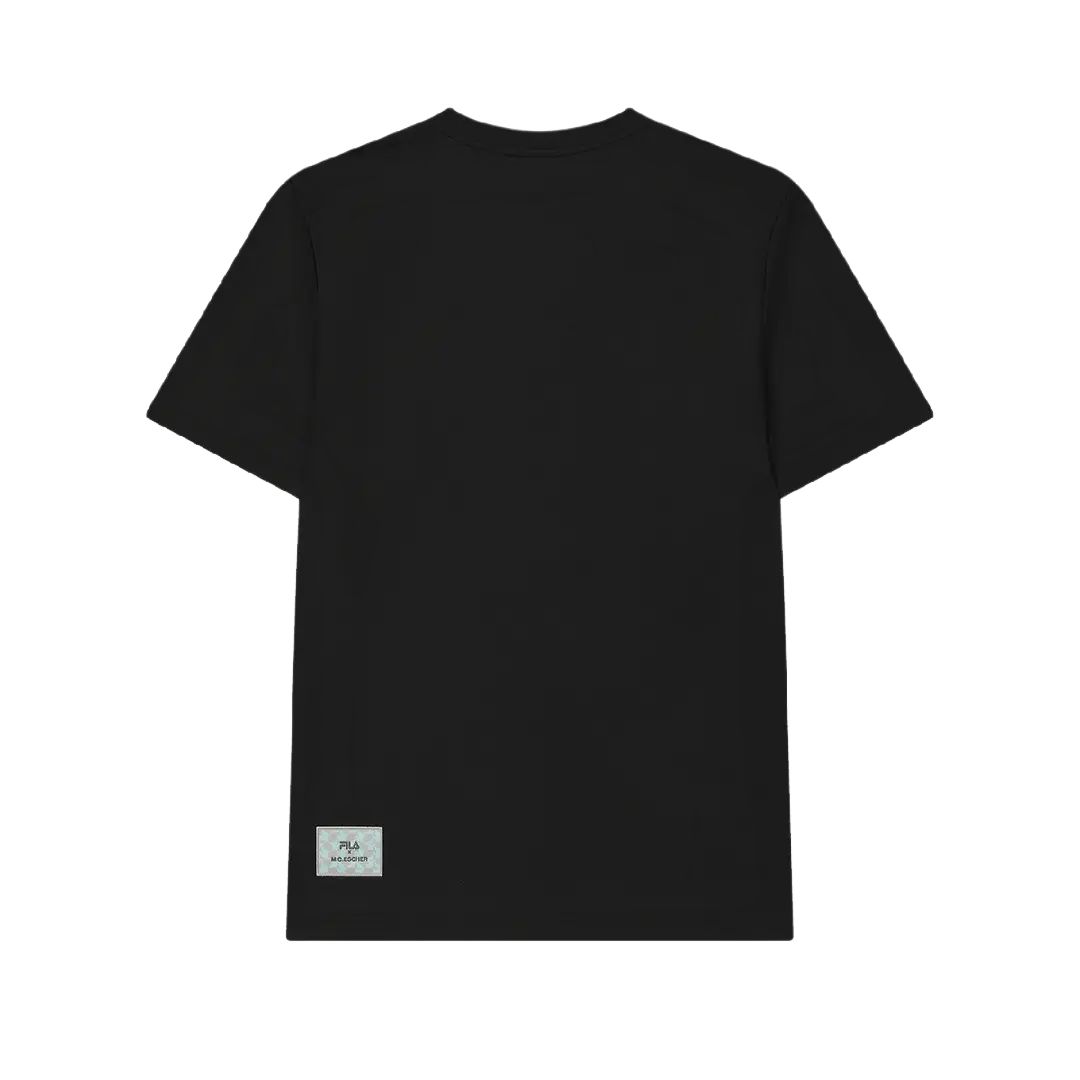 

New FILA x M.C.ESCHER SS25 T Shirt Men s Jet Black F11M538102F-BK XL