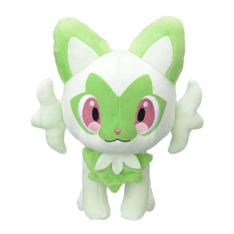Cute Plush Toy Set Including Pikachu Scorbunny Sprigatito Gengar Charizard Lapras Holiday Gift