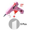 20W Hot Melt Glue Gun DIY Mini Household Industrial Guns Heat Temperature Thermo EU Electric Repair Tool Use 7mm Glue Sticks