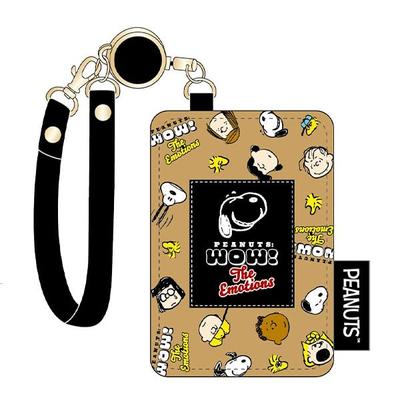 Maruyoshi Snoopy Reel Pass Case, Face, CRT7-SNP-FC, H10.6 X W7.3 X D0.7cm